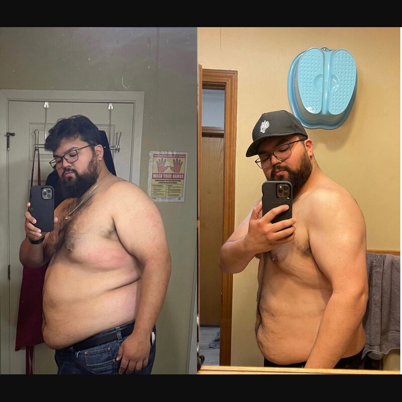 Stark Fitness before and after - weight loss progress