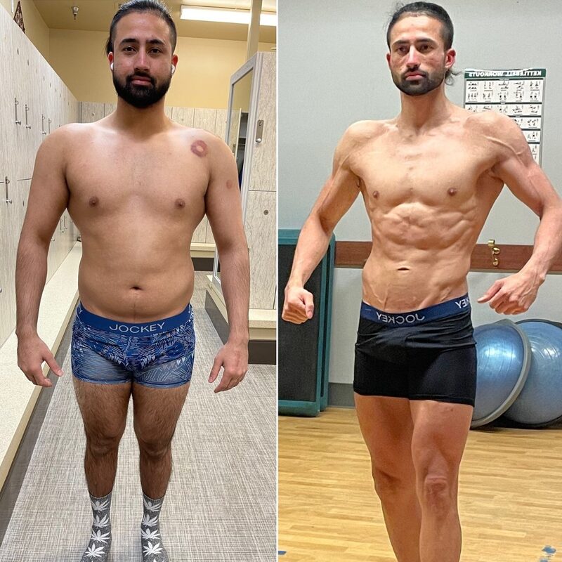 Stark Fitness before and after - fat loss results